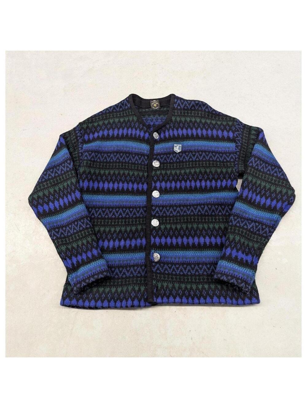 Vintage 1970s Norvyk By Renoir Virgin Wool Ski Sweater